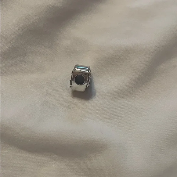 Elegant 925 Sterling Silver Heart “60” Charm with Pink and Blue Details - Picture 5 of 5